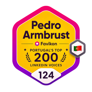 Selo Favikon – Portugal's Top 200 LinkedIn Voices, posição #124